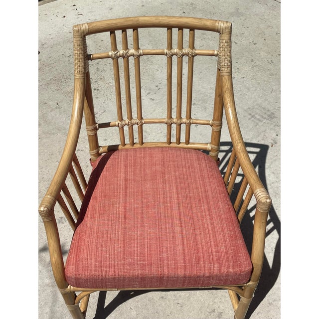 Baker McGuire Rattan Dining Chairs, Balboa Collection a Set of Eight For Sale - Image 12 of 18