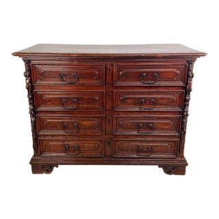 Baroque Chest of Drawers / Commode, Italy or Spain Circa 1700 For Sale
