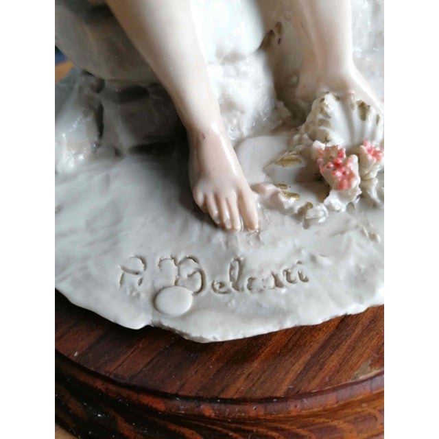 Statuette of Young Love by A. Belcari for Capodimonte For Sale - Image 6 of 7