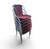 Red Aluminum Chair with Synthetic Weave, 1980s, Set of 6 For Sale - Image 5 of 18