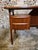 Brown Small Vintage Danish Teak Desk by Gunnar Nielsen for Tibergaard, 1960 For Sale - Image 8 of 18