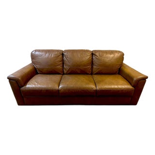 Italian Digiò Leather 3 Seater Sofa For Sale