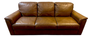 Italian Digiò Leather 3 Seater Sofa