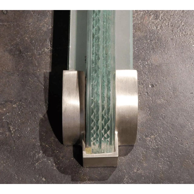 Pair of American Art Deco Sconces For Sale - Image 4 of 5