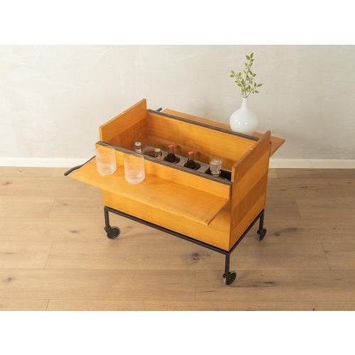 1960s bar cart, home bar sehr gute Verarbeitunghochwertige MaterialienMade in Germany Width: 69 cm Height: 63 cm Depth: 38...