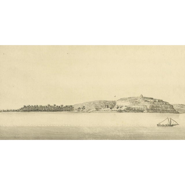 Copper Norden, View of Nezlet Abonour on the Nile, Engraving, 1755 For Sale - Image 8 of 9