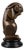 Art Deco Style Patinated Bronze Rabbit Sculpture after Bizette For Sale