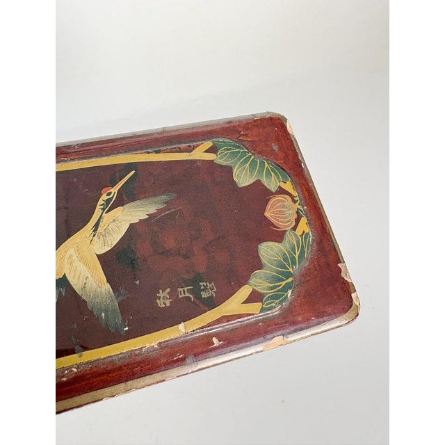 19th Century Japanese Lacquered Box with Bird Decoration, Japan For Sale - Image 15 of 18