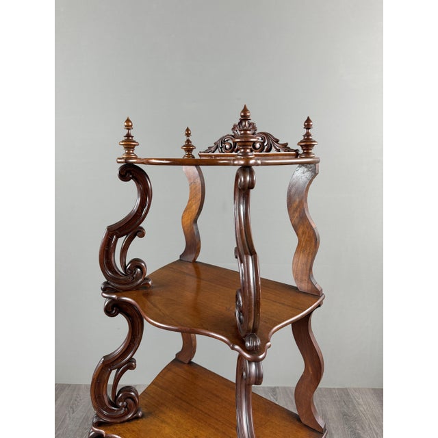 Carved Oak Shelf, 19th Century For Sale - Image 6 of 10