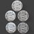 Mid 20th Century Mid Century Modern Charcuterie Plates-Set of 5 For Sale - Image 5 of 10
