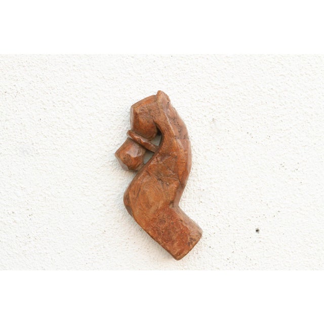 19th Century Antique Carved Wood Horse Architectural Fragment For Sale - Image 5 of 7