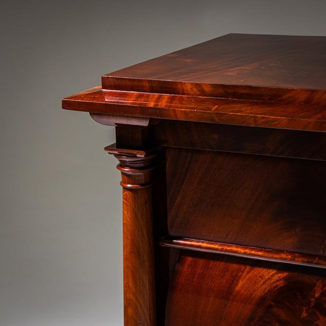 Antique Biedermeier Mahogany Chest of Drawers, 1820 For Sale - Image 10 of 12