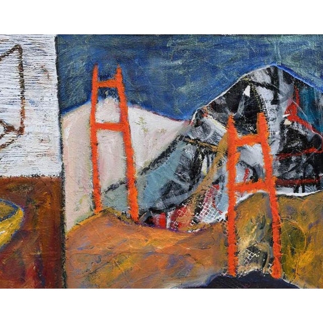 Barbara Fisher Arts & Crafts Painting For Sale - Image 6 of 7