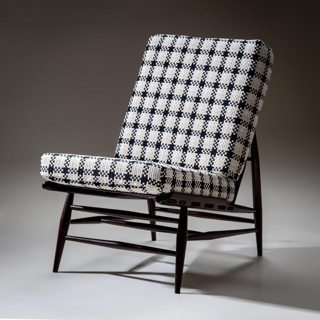 Black Set of Mid-Century Lounge Chairs, Italy, 1950s For Sale - Image 8 of 9