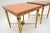 Vintage Satinwood and Brass Side Tables, 1920, Set of 2 For Sale - Image 6 of 9