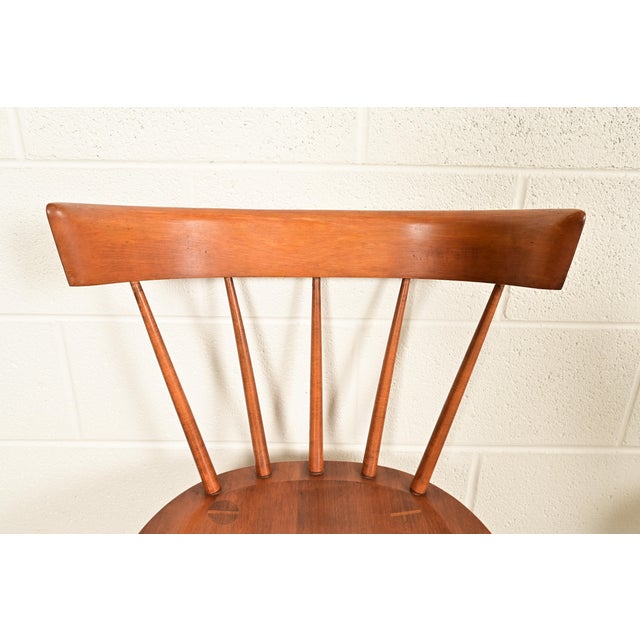 Paul McCobb Planner Group Mid-Century Modern Spindle Back Side Chairs or Dining Chairs, Pair For Sale In South Bend - Image 6 of 14