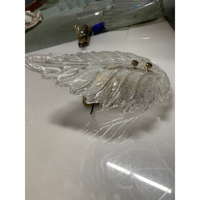 Murano Glass Sconces, 1970s, Set of 2 For Sale - Image 8 of 10