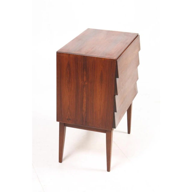Wood Danish Rosewood Chest of Drawers, 1950s For Sale - Image 7 of 10