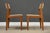 1970s 1970s Danish Style Modern Teak Beige Dining Chairs - Set of 6 For Sale - Image 5 of 10