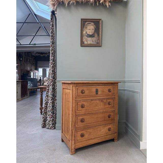 Antique Country Chest of Drawers in Pine, 1890s For Sale - Image 3 of 14