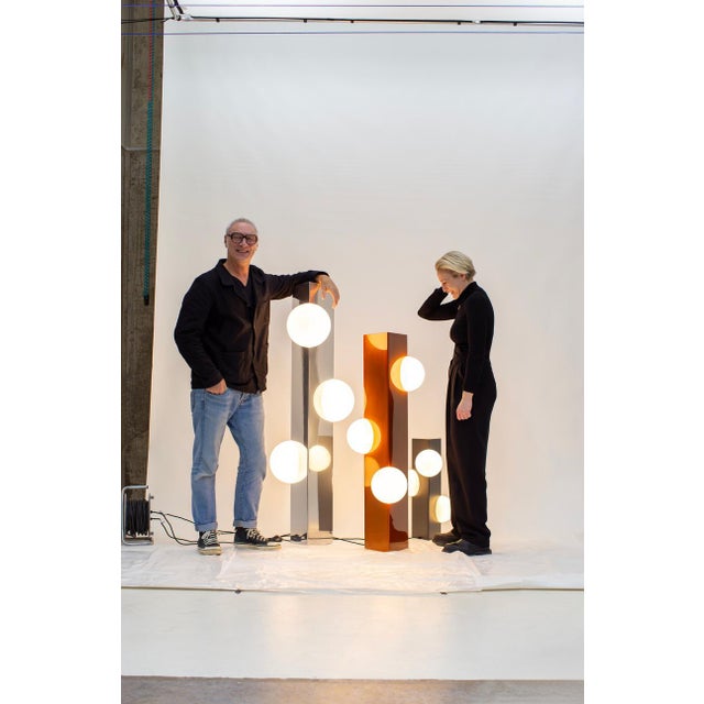 High Sfera Chrome Lamp from Pulpo For Sale - Image 13 of 15