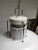 White 1980s Forecast Lighting Postmodern Pendant Chandelier, Los Angeles, White & Chrome For Sale - Image 8 of 11