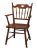 TELL CITY Solid Hard Rock Maple Colonial Early American Dining Arm Chair 36.5" High 25" Wide 24" Deep Seat: 18" High Arms:...
