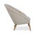 Set of Oda Lounge Chair and Ottoman in Cream Upholstery from Audo Copenhagen For Sale - Image 14 of 18