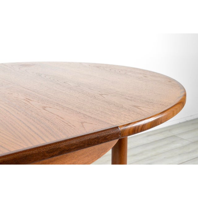 ダイニングテーブル G-PLAN g-plan Round Extension Table Mid-Century Modern Extendable Round Teak Dining Table from G