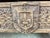 Monumental Spanish Carved Wood Bench, Linen Upholstery, 19th Century For Sale In Los Angeles - Image 6 of 13