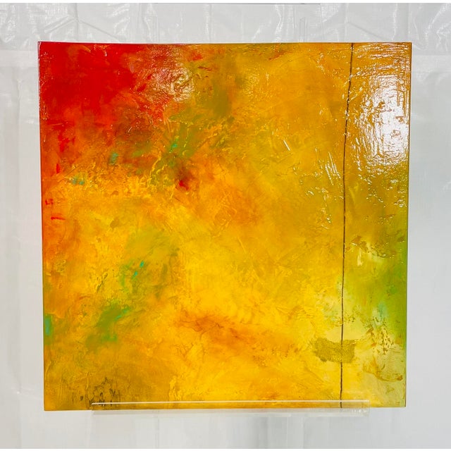 Sam Richardson “Amana Series” Abstract Painting on Board, American Abstract For Sale In Los Angeles - Image 6 of 18