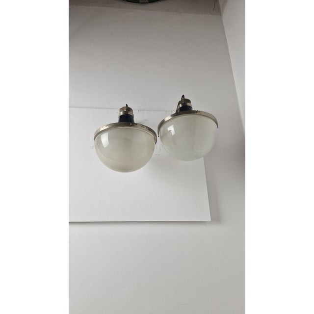 Metal Vintage Pi Wall Lamp Light by Sergio Mazza for Artemide, 1960s, Set of 2 For Sale - Image 7 of 15