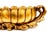 Mid Century Russel Wright for Freeman McFarlin Gilt Centerpiece Bowl / Jardiniere / Planter — Hollywood Regency / Mid-Century For Sale In Houston - Image 6 of 12