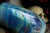 American Robert Eickholt “Cosmic Blue” Dichroic Glass Vase – Iridescent Studio Art Glass, 1982 For Sale - Image 3 of 4