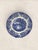 English Vintage English Blue & White Transferware Broadhurst Staffordshire Ironstone Dinner Plates, Set of 3 For Sale - Image 3 of 7