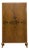 Art Deco Walnut Compact Wardrobe, 1930s For Sale
