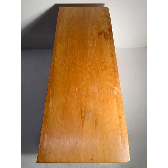 Brown Vintage 1940s Petite Swedish Sideboard Cabinet For Sale - Image 8 of 11