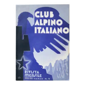 1930s Italian Travel and Tourism Pamphlet, Club Alpino Italiano