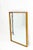 Danish Mid Century Modern Sleek Frame Rectangle Wall Mirror For Sale - Image 6 of 9