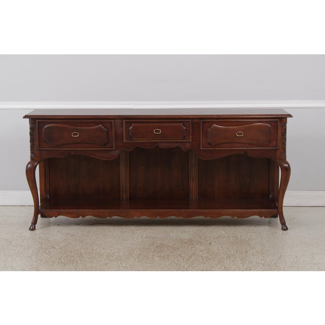 Age: Approx: 30 Years Old Details: Light Factory Distressed Cherry Ball & Claw Feet Dovetailed Drawer Construction High...