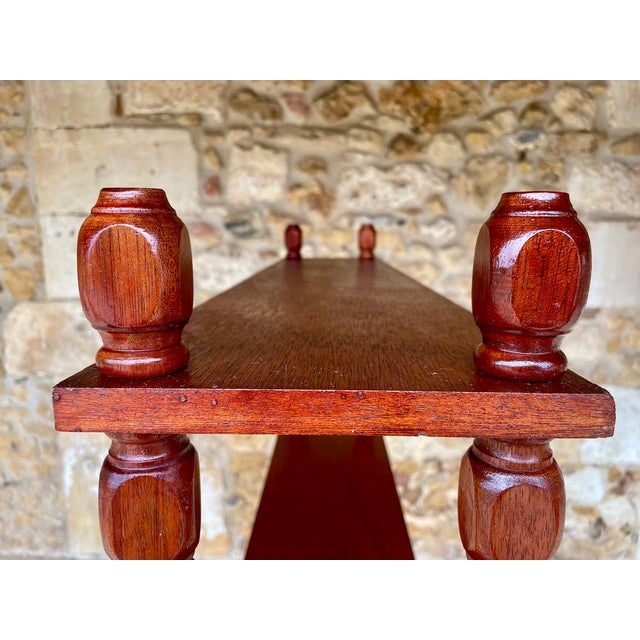 French Mahogany Five-Tier Bookcase For Sale - Image 17 of 18