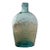 19th Century Aqua Blue Union Clasped Hands Eagle Flask Bottle 1800’s. 8.75”Hx5.25”Wx2.5”D For Sale