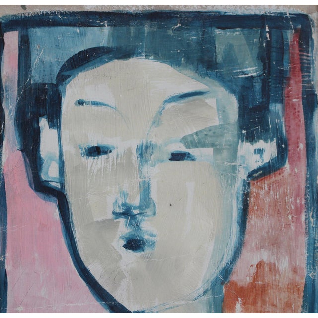 1980s Florentine School Artist, Hidden Portraits XXV, 1990s, Acrylic on Board, Framed For Sale - Image 5 of 10
