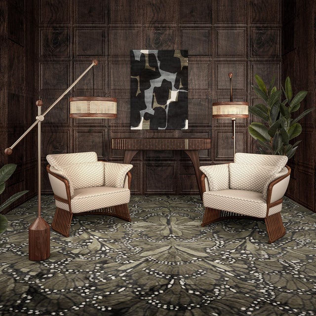 Brown Robert Console Table by Wood Tailors Club For Sale - Image 8 of 16