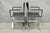 Mid-Century Modern Vintage Alessandro Albrizzi Italy Mid Century Modern Chrome Director Chair Pair For Sale - Image 3 of 18