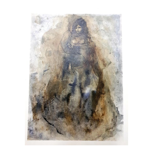 Leonor Fini - Sadness - Original Lithograph 1964 For Sale