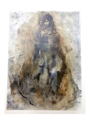Leonor Fini - Sadness - Original Lithograph 1964