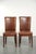This coveted set of 6 sheepskin dining chairs is crafted in a beautiful cognac color and features a stunning patina. A...