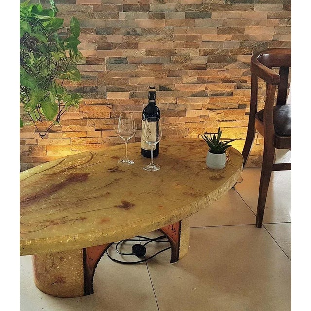 French Illuminated Resin Coffee Table from Accolay, 1968 For Sale - Image 4 of 18