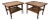 Mid-Century Walnut and Cane Drexel Declaration End Tables by Kipp Stewart For Sale
